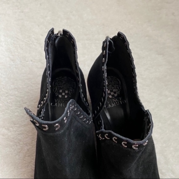 Vince Camuto black suede Prafinta booties Size 10 - Picture 4 of 7